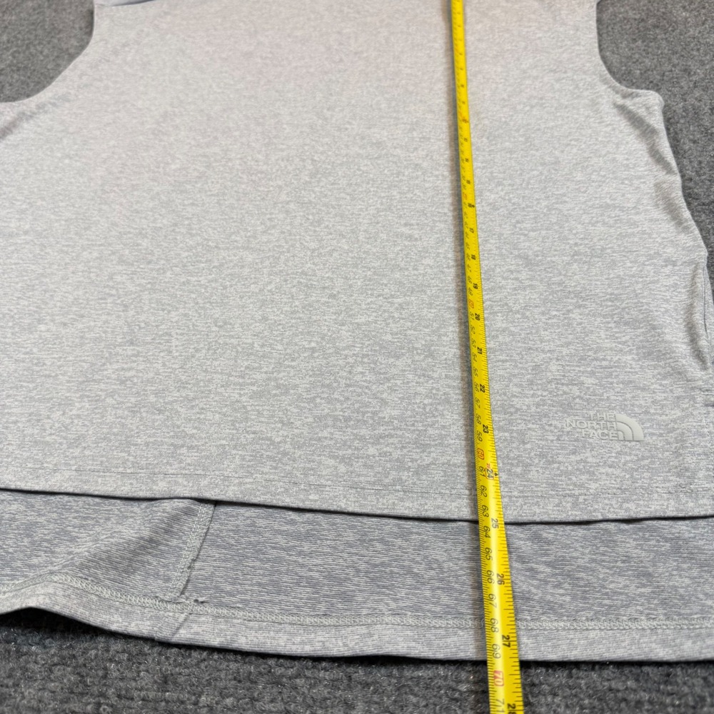 The North Face Womens Gray Heather Sleeveless Performance Tank Top Size Large - Picture 3 of 7